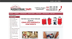 Desktop Screenshot of ademakbayrakyapi.com